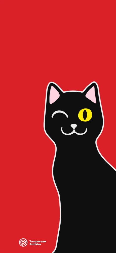 Tampereen taideratikan taustakuva puhelimeen