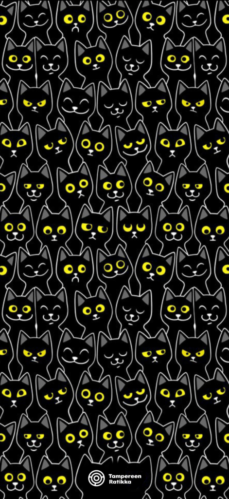 Tampereen taideratikan taustakuva puhelimeen