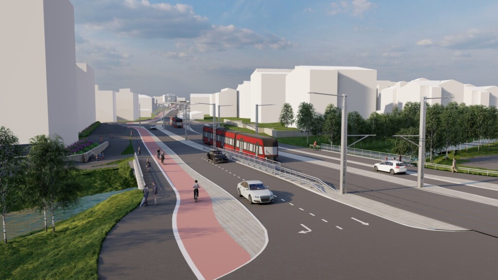 Havainnekuva Härmälänojan sillasta.