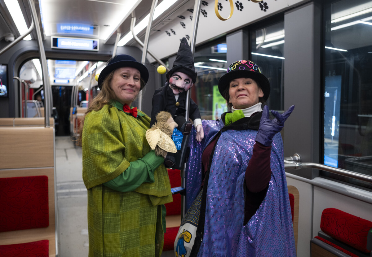 Kirsi Kunnas 100 -esitys taideratikassa joulukuussa 2024