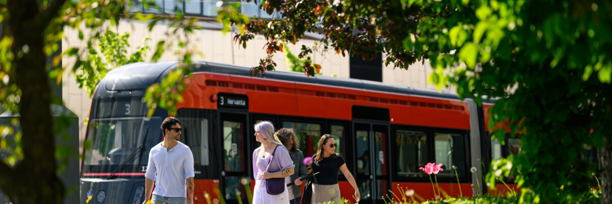 Tampereen Ratikka kesällä 2025